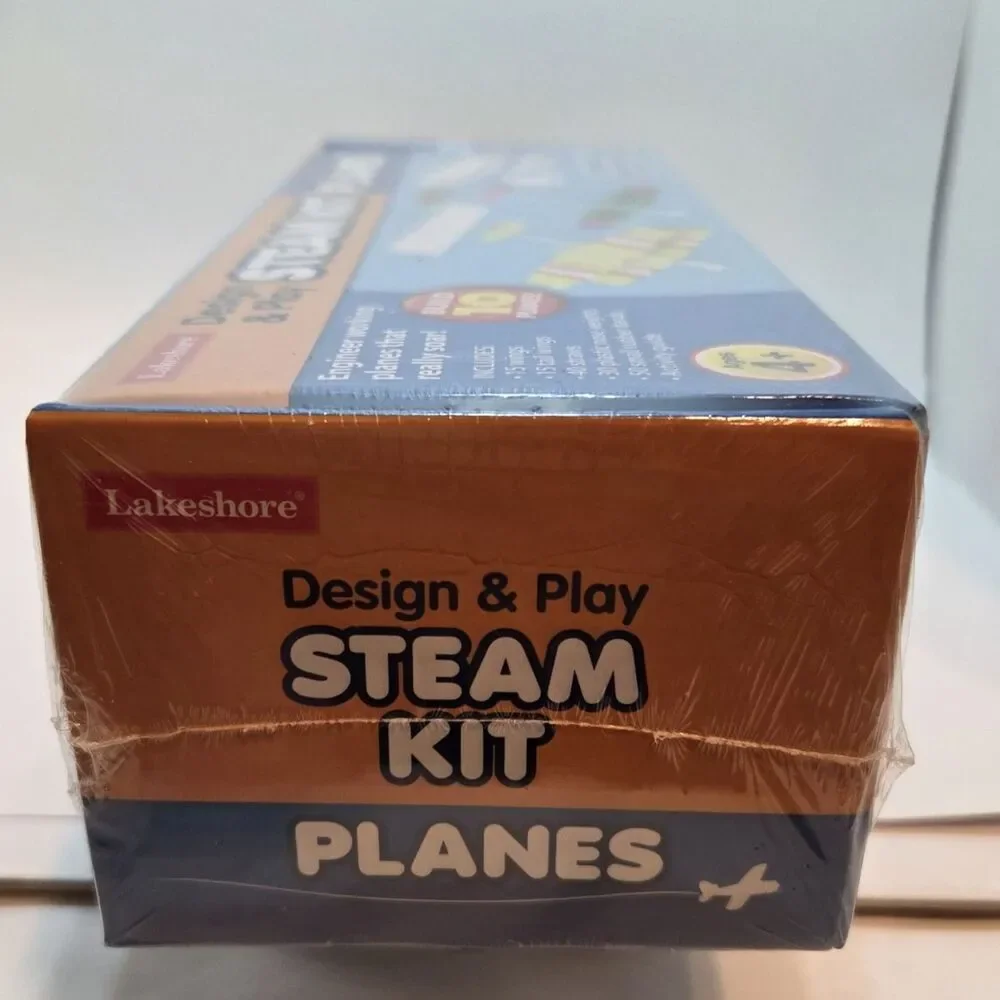 Lakeshore Design & Play Steam Kit Planes Build 10 Planes Factory Sealed